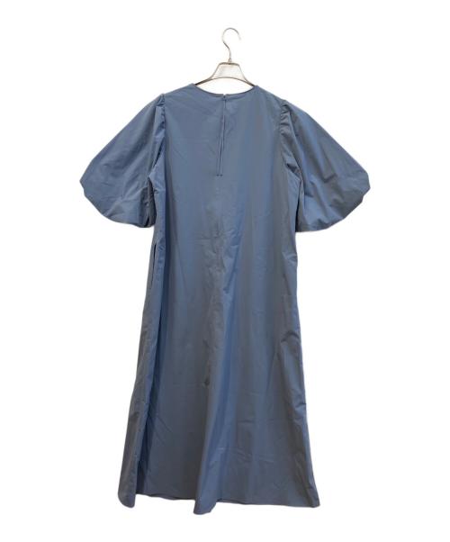 UNFILO（アンフィーロ）UNFILO (アンフィーロ) ボリュームスリーブワンピース ブルー サイズ:ＸＸＬ 未使用品の古着・服飾アイテム