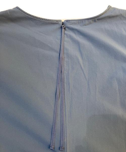UNFILO（アンフィーロ）UNFILO (アンフィーロ) ボリュームスリーブワンピース ブルー サイズ:ＸＸＬ 未使用品の古着・服飾アイテム
