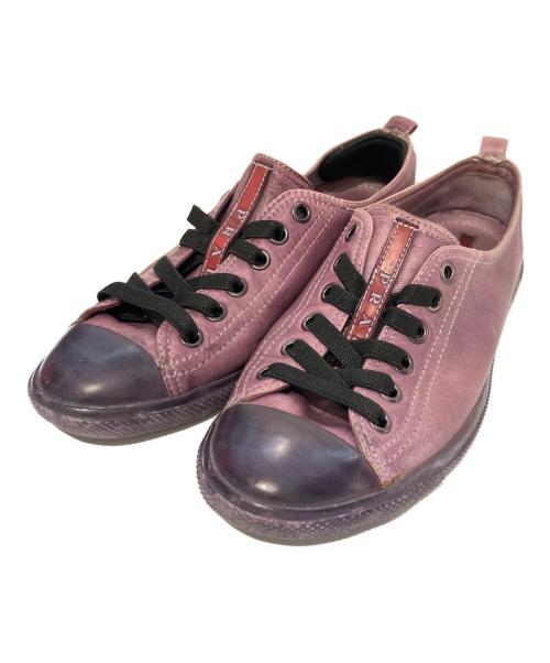 PRADA（プラダ）PRADA (プラダ) スニーカー　3E4739 パープル サイズ:37の古着・服飾アイテム