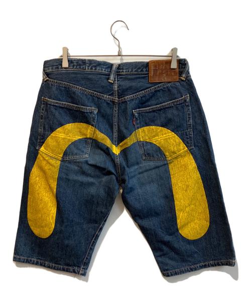 EVISU（エヴィス）EVISU (エヴィス) デニムハーフパンツ インディゴ サイズ:30の古着・服飾アイテム