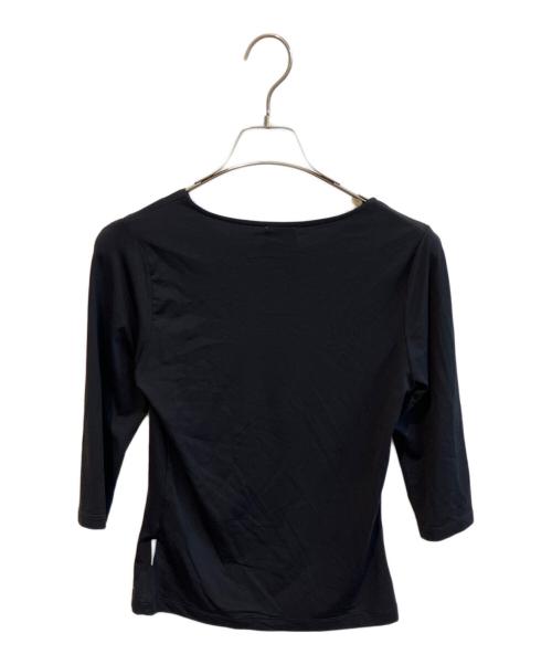 VERSACE JEANS COUTURE（ヴェルサーチ ジーンズクチュール）VERSACE JEANS COUTURE (ヴェルサーチ ジーンズクチュール) メデューサエンブレムロングスリーブカットソー ブラック サイズ:Sの古着・服飾アイテム