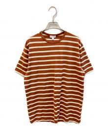 SUNSPEL（サンスペル）の古着「ボーダーTシャツ」｜ホワイト×ブラウン