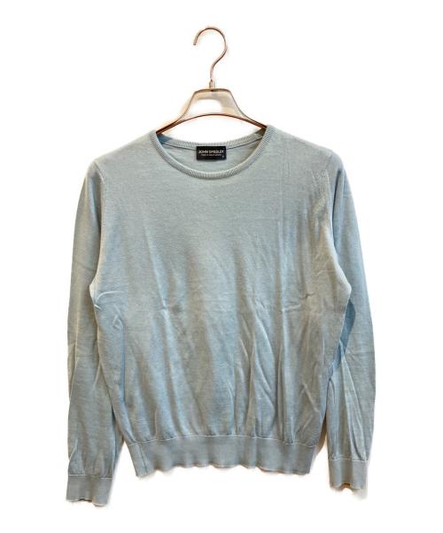 JOHN SMEDLEY（ジョンスメドレー）JOHN SMEDLEY (ジョンスメドレー) コットンニット スカイブルー サイズ:Sの古着・服飾アイテム