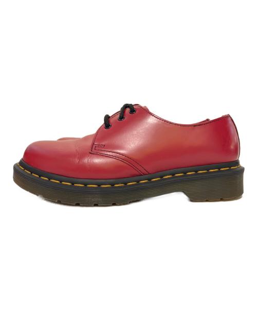 Dr.Martens（ドクターマーチン）Dr.Martens (ドクターマーチン) 3ホールシューズ レッド サイズ:UK4の古着・服飾アイテム