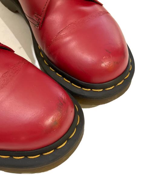 Dr.Martens（ドクターマーチン）Dr.Martens (ドクターマーチン) 3ホールシューズ レッド サイズ:UK4の古着・服飾アイテム