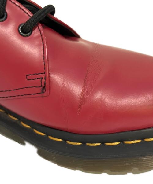 Dr.Martens（ドクターマーチン）Dr.Martens (ドクターマーチン) 3ホールシューズ レッド サイズ:UK4の古着・服飾アイテム