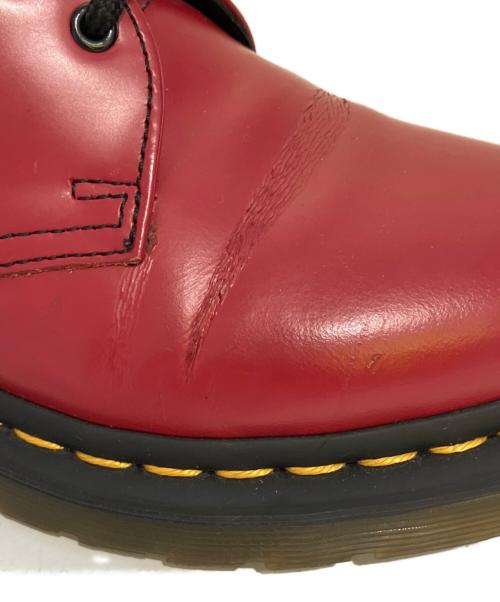 Dr.Martens（ドクターマーチン）Dr.Martens (ドクターマーチン) 3ホールシューズ レッド サイズ:UK4の古着・服飾アイテム