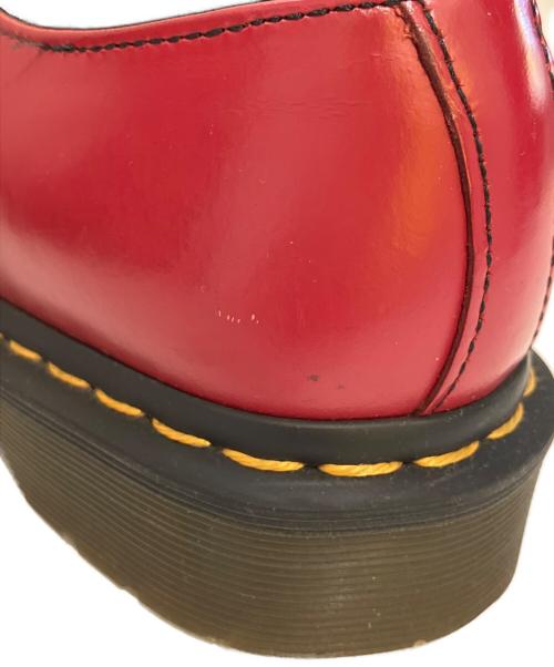 Dr.Martens（ドクターマーチン）Dr.Martens (ドクターマーチン) 3ホールシューズ レッド サイズ:UK4の古着・服飾アイテム