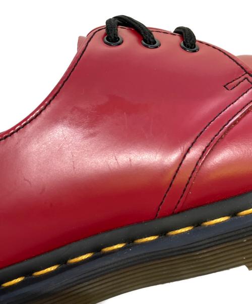 Dr.Martens（ドクターマーチン）Dr.Martens (ドクターマーチン) 3ホールシューズ レッド サイズ:UK4の古着・服飾アイテム
