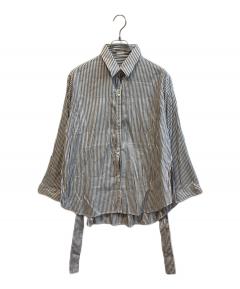コルニエ cornier PAPER HALF SLEEVE SHIRT シャツ 中古・古着通販】Cornier (コルニエ) WOOL PAPER HALF SLEEVE SHIRTS