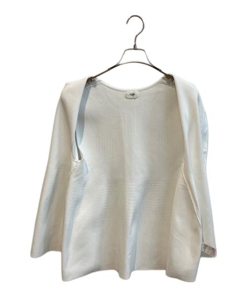 NOLLEY'S（ノーリーズ）NOLLEY'S (ノーリーズ) ノースリーブニット 5-0035-1-02-001 ホワイト サイズ:38の古着・服飾アイテム
