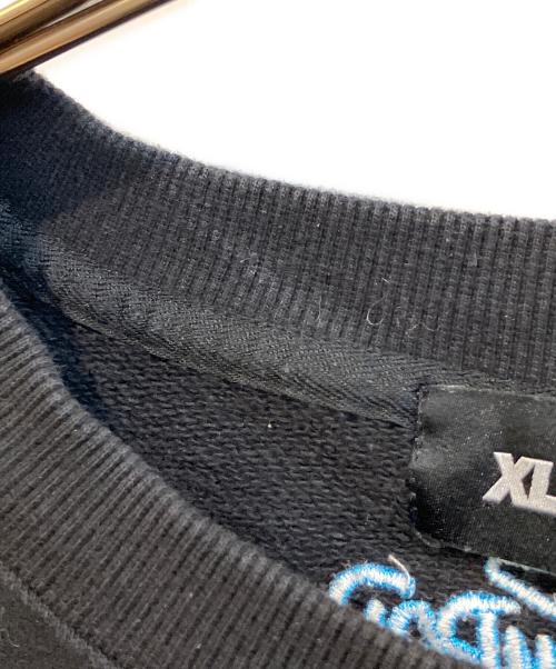 X-LARGE（エクストララージ）X-LARGE (エクストララージ) グラフィティロゴ クルーネックスウェット ブラック サイズ:XLの古着・服飾アイテム