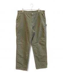 CarHartt（カーハート）の古着「裏チェックネルペインターパンツ」｜カーキ