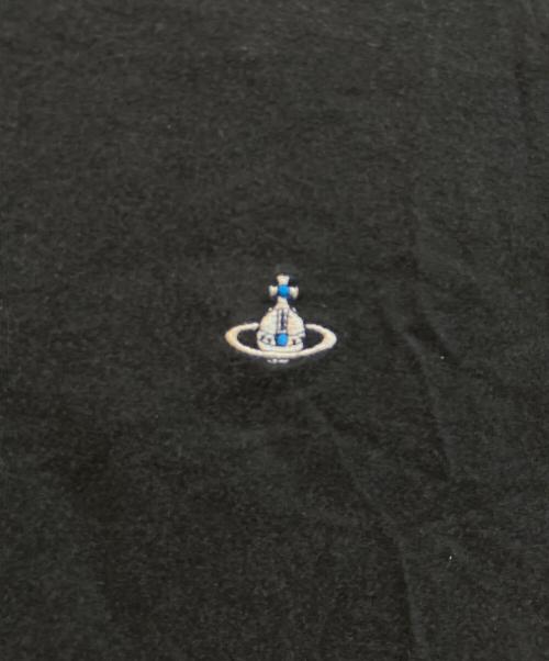 Vivienne Westwood man（ヴィヴィアン ウェストウッド マン）Vivienne Westwood man (ヴィヴィアン ウェストウッド マン) オーブロゴ刺繍Tシャツ 209067 ブラック サイズ:Freeの古着・服飾アイテム