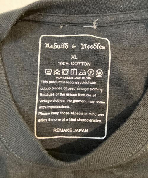 Rebuild by Needles（リビルドバイニードルス）Rebuild by Needles (リビルドバイニードルス) 半袖Tシャツ　MR542 マルチカラー サイズ:XLの古着・服飾アイテム