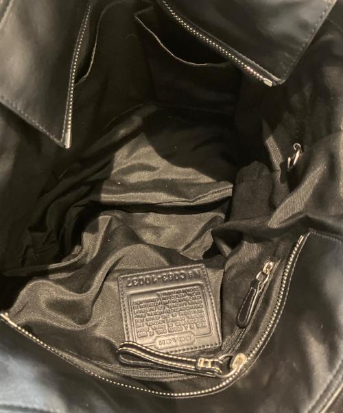 COACH（コーチ）COACH (コーチ) レザートートバッグ　10037 ブラックの古着・服飾アイテム