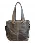 COACH (コーチ) レザートートバッグ　10037 ブラック：10000円