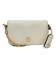 TORY BURCH（トリーバーチ）の古着「チェーンショルダーバッグ　HFA031」｜アイボリー