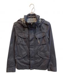 BURBERRY BLACK LABEL（バーバリーブラックレーベル）の古着「ナイロンジャケット　D1F12-314-09」｜ブラック
