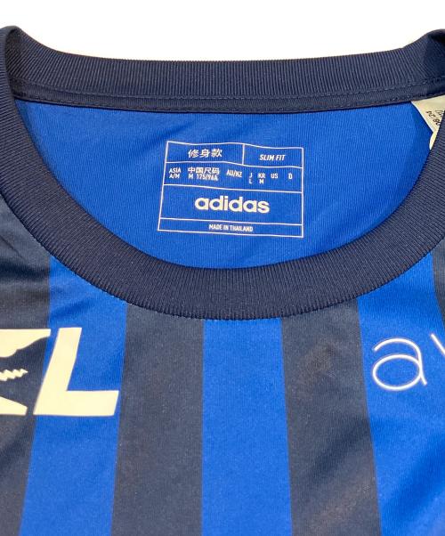 adidas（アディダス）adidas (アディダス) ゲームシャツ　H63117 ブルー サイズ:L 未使用品の古着・服飾アイテム
