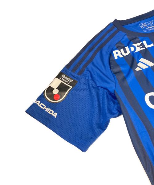 adidas（アディダス）adidas (アディダス) ゲームシャツ　H63117 ブルー サイズ:L 未使用品の古着・服飾アイテム