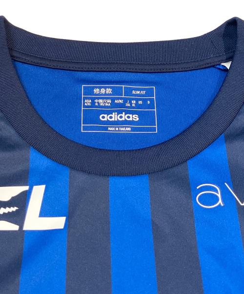 adidas（アディダス）adidas (アディダス) ゲームシャツ　H63117 ブルー サイズ:2XL 未使用品の古着・服飾アイテム