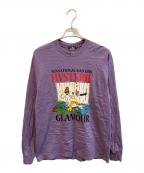 Hysteric Glamourヒステリックグラマー）の古着「MISS HYSTIRIC GARDEN L/S TEE　02213CL14」｜パープル