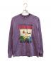 Hysteric Glamour（ヒステリックグラマー）の古着「MISS HYSTIRIC GARDEN L/S TEE　02213CL14」｜パープル