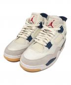 NIKE SBナイキエスビー）の古着「Air Jordan 4 Retro SP "Summit White/Navy"　DR5415-100」｜ホワイト
