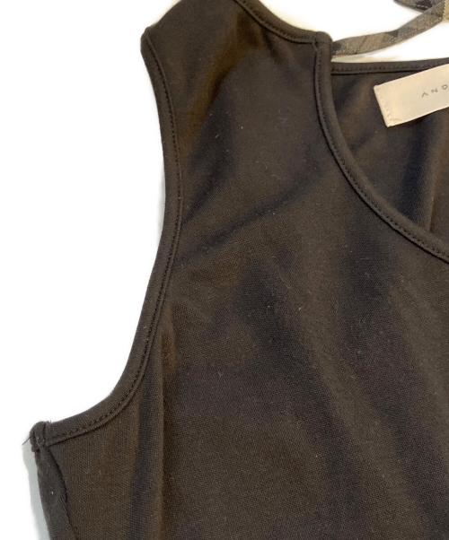 ANDMARY（アンドマリー）andmary (アンドマリー) Hannah check tops black　AM1182 ブラック サイズ:Fの古着・服飾アイテム