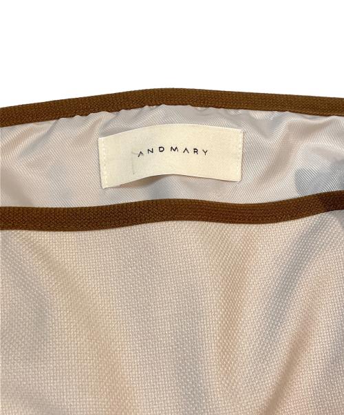 ANDMARY（アンドマリー）andmary (アンドマリー) Wendy button set up　AM1395 ベージュ サイズ:Sの古着・服飾アイテム