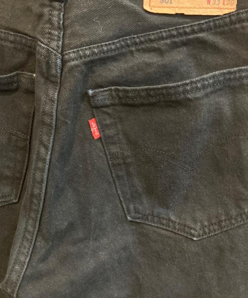 LEVI'S（リーバイス）LEVI'S (リーバイス) 後染めデニムパンツ ブラック サイズ:W33の古着・服飾アイテム