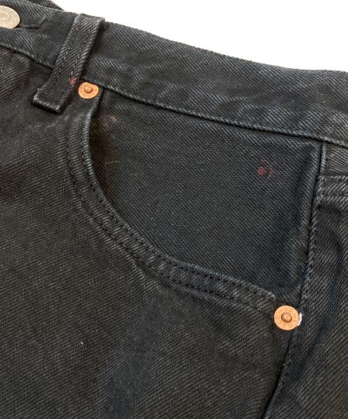 LEVI'S（リーバイス）LEVI'S (リーバイス) 後染めデニムパンツ ブラック サイズ:W33の古着・服飾アイテム