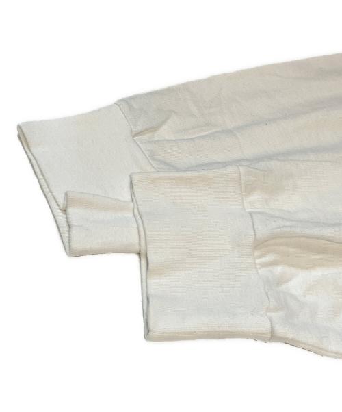 COMOLI（コモリ）COMOLI (コモリ) インレイ起毛 クルーネック カットソー　101-05001 ホワイト サイズ:2の古着・服飾アイテム