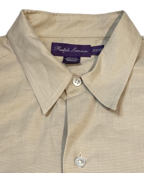 RALPH LAUREN（ラルフローレン）RALPH LAUREN (ラルフローレン) チェックシャツ ベージュ サイズ:LLの古着・服飾アイテム