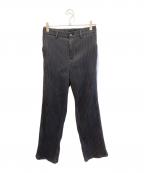 SHAREEFシャリーフ）の古着「PLEATS PANTS　22312710」｜ブラック
