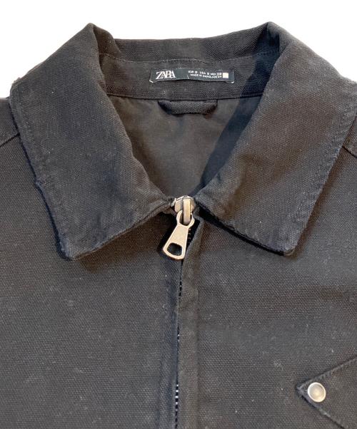 ZARA（ザラ）ZARA (ザラ) ジップアップジャケット ブラック サイズ:Sの古着・服飾アイテム