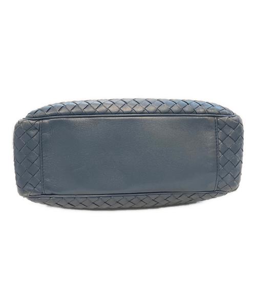 BOTTEGA VENETA（ボッテガベネタ）BOTTEGA VENETA (ボッテガベネタ) スモールトートバッグ　481796　イントレチャート ネイビーの古着・服飾アイテム