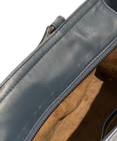 BOTTEGA VENETA（ボッテガベネタ）BOTTEGA VENETA (ボッテガベネタ) スモールトートバッグ　481796　イントレチャート ネイビーの古着・服飾アイテム