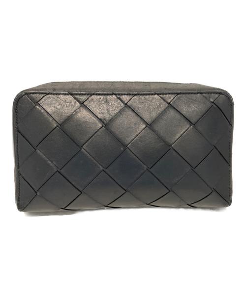 BOTTEGA VENETA（ボッテガベネタ）BOTTEGA VENETA (ボッテガベネタ) トイレタリーケース　マキシイントレチャート ブラックの古着・服飾アイテム