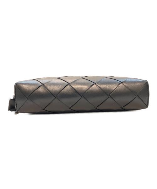 BOTTEGA VENETA（ボッテガベネタ）BOTTEGA VENETA (ボッテガベネタ) トイレタリーケース　マキシイントレチャート ブラックの古着・服飾アイテム