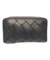 BOTTEGA VENETA (ボッテガベネタ) トイレタリーケース　マキシイントレチャート ブラック：20000円