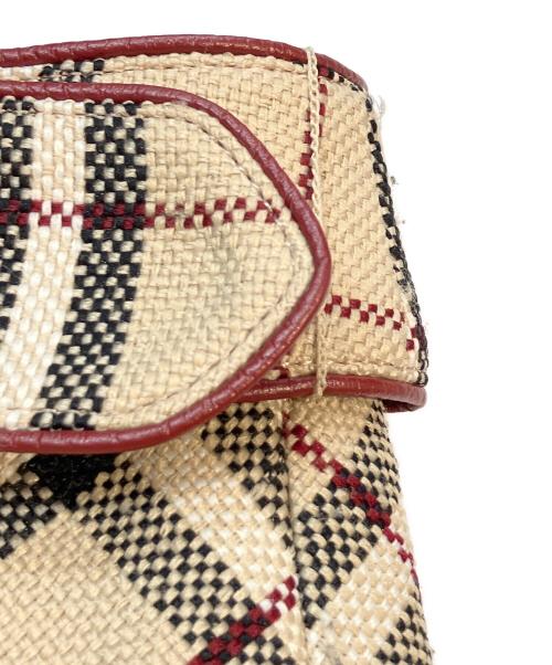 BURBERRY BLUE LABEL（バーバリー ブルー レーベル）BURBERRY BLUE LABEL (バーバリー ブルー レーベル) ノバチェックミニスカート ブラウン サイズ:36の古着・服飾アイテム