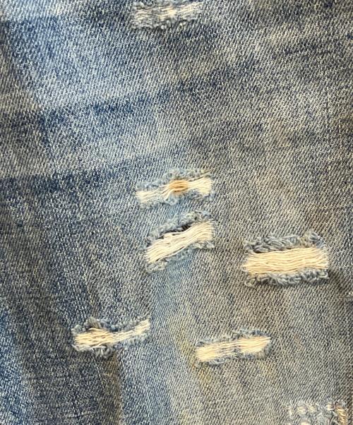 DOLCE & GABBANA（ドルチェ＆ガッバーナ）DOLCE & GABBANA (ドルチェ＆ガッバーナ) ミッキーマウスクラッシュデニムパンツ　ZDP68/818S インディゴ サイズ:44の古着・服飾アイテム