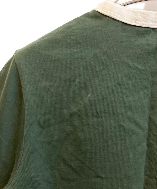 FRED PERRY（フレッドペリー）FRED PERRY (フレッドペリー) Cropped Ringer T-Shirt. グリーン サイズ:Ｍの古着・服飾アイテム