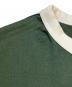 中古・古着 FRED PERRY (フレッドペリー) Cropped Ringer T-Shirt. グリーン サイズ:Ｍ：5000円