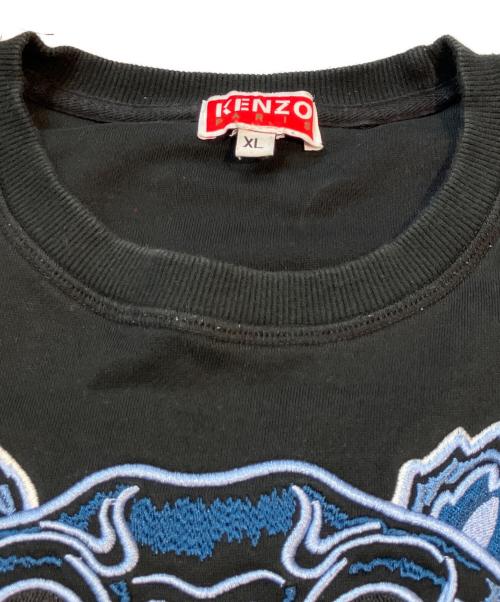 KENZO（ケンゾー）KENZO (ケンゾー) タイガーロゴスウェット ブラック サイズ:XLの古着・服飾アイテム