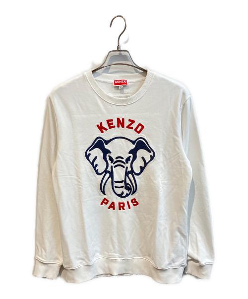 KENZO（ケンゾー）KENZO (ケンゾー) エレファントスウェット ホワイト サイズ:XLの古着・服飾アイテム