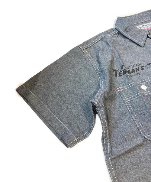 TED COMPANY（テッドカンパニー）TED COMPANY (テッドカンパニー) 半袖シャツ ブルー サイズ:Ｍの古着・服飾アイテム