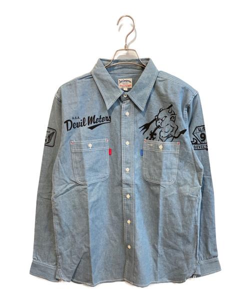 TED COMPANY（テッドカンパニー）TED COMPANY (テッドカンパニー) シャツ インディゴ サイズ:Lの古着・服飾アイテム